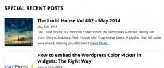 Special Recent Posts screenshot 1