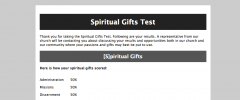 Spiritual Gifts Survey (and optional S.H.A.P.E survey) screenshot 2