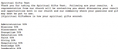 Spiritual Gifts Survey (and optional S.H.A.P.E survey) screenshot 3