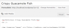 spoonacular recipe visualizer screenshot 1
