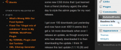 ELI's Related Posts Footer Links and Widget screenshot 3