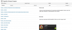 Spotify Embed Creator screenshot 1