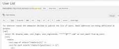 SQL Shortcode screenshot 3