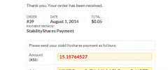 StabilityShares Payments for WooCommerce screenshot 2