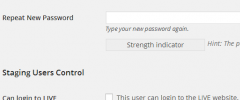 Staging Users Control screenshot 2