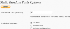 Static Random Posts Widget screenshot 3