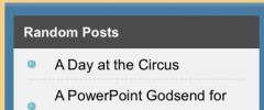 Static Random Posts Widget screenshot 4
