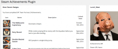 Wordpress Steam Achievement Plugin screenshot 2
