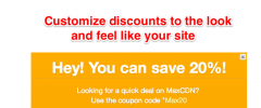 Sticky Ecommerce Targeted Offer / Discount Widget screenshot 3