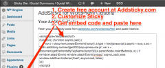 Sticky Email Opt-in Widget screenshot 1