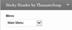 Sticky Header by ThematoSoup screenshot 2
