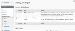 Sticky Manager screenshot 1