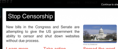 Stop SOPA Widget screenshot 1