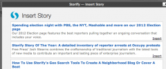 Storify screenshot 5