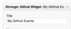 Stronger GitHub Widget screenshot 1