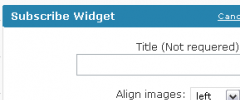 Subscribe Widget screenshot 1