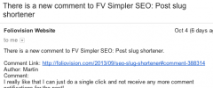 Subscribe to Comments Reloaded Better Unsubscribe screenshot 1
