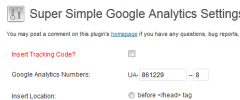 Super Simple Google Analytics screenshot 1