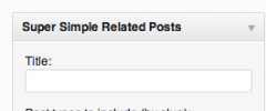 Super Simple Related Posts screenshot 1
