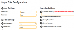 Supra CSV screenshot 1