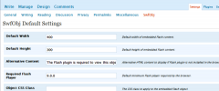 SwfObj Plugin: for embedding Flash objects screenshot 4