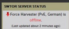 SWTOR Server Status screenshot 1