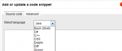 SyntaxHighlighter CKEditor Button screenshot 2