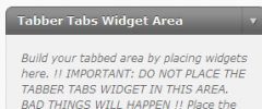 Tabber Tabs Widget screenshot 3