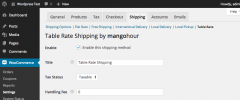 WooCommerce Table Rate Shipping by Mangohour screenshot 1