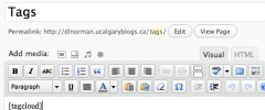 Tag Cloud Shortcode screenshot 1