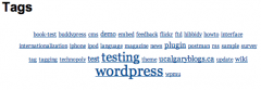 Tag Cloud Shortcode screenshot 2