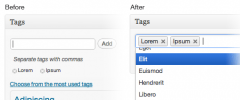 Tag Select Meta Box screenshot 1