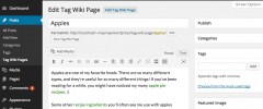 Tag Wiki for WordPress screenshot 1