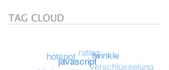 TagCloud html5 screenshot 1