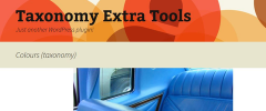 Taxonomy Extra Tools screenshot 1
