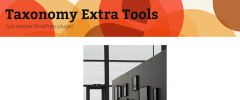 Taxonomy Extra Tools screenshot 3