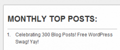 TentBlogger Simple Top Posts screenshot 1