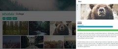 tePortfolio - Responsive Portfolio and Gallery screenshot 1