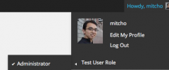 Test User Role screenshot 1