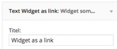 Text Widget As Link screenshot 1