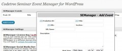 CodeTree Seminar Event Manager screenshot 1