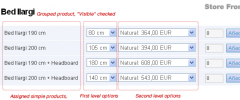 Product Options for TheCartPress screenshot 2
