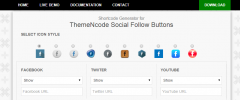 ThemeNcode Social Follow Buttons screenshot 2
