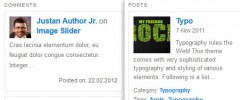 TheThe Posts and Comments Widgets screenshot 1