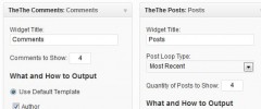 TheThe Posts and Comments Widgets screenshot 2
