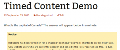 Timed Content screenshot 2
