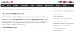 Tiny Carousel Horizontal Slider screenshot 1