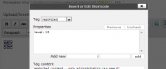 TinyMCE Generic WP Shortcode Editor screenshot 2