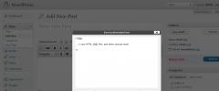 TinyMCE Preformatted screenshot 1