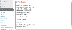 TinyMCE Span screenshot 2